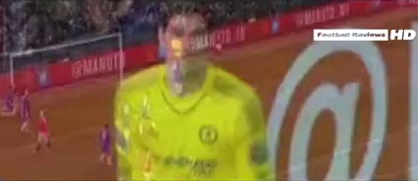 Manchester United vs Chelsea 0-0 2015 - Thibaut Courtois 100% GOAL Save