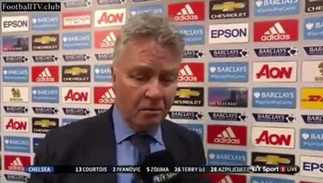 Manchester United vs Chelsea - Guus Hiddink post-match interview (Highlights)