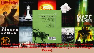 Read  Carmi Sheli Studies on Aggadah and its Interpretation Presented to Professor Carmi Ebook Free