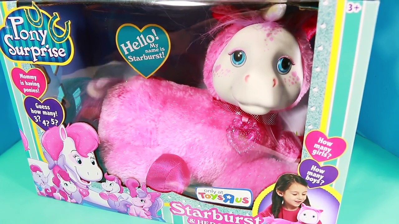 pony babies New PONY SURPRISE Unicorn Surprise Toys Pink Toys R Us Pony Baby Babies Fun Cute Video