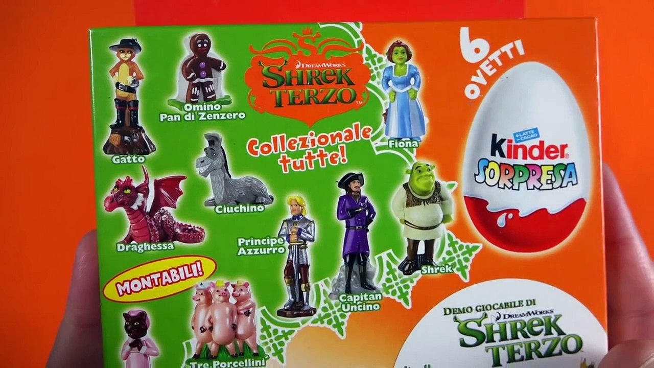 kinder surprise shrek