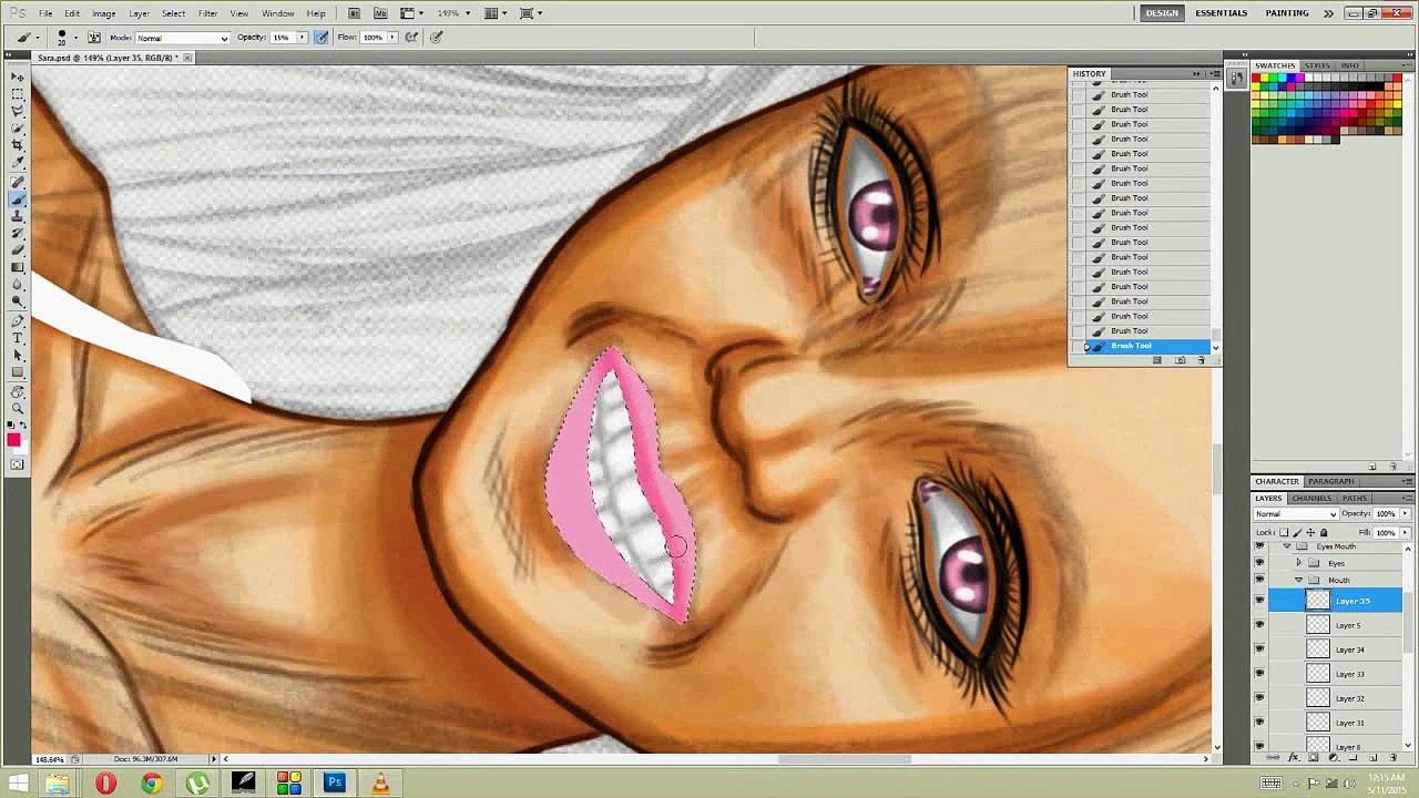 Photoshop Female Speed Painting Part 2