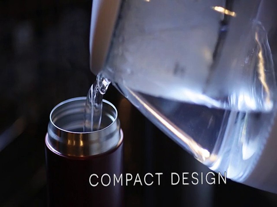 Ovente Vacuum Insulated Stainless Steel Hot/Cold Tumbler with Flavor Infuser