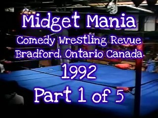 Funny Midget Wrestling_ Midget Mania Special (1 of 5)_ Irish Leprechaun vs Joe Kidd