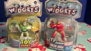 Iron Man & Buzz Lightyear Widgets Wind-Up Toys Review! 2012 Stocking Stuffers by Bin's Toy Bin