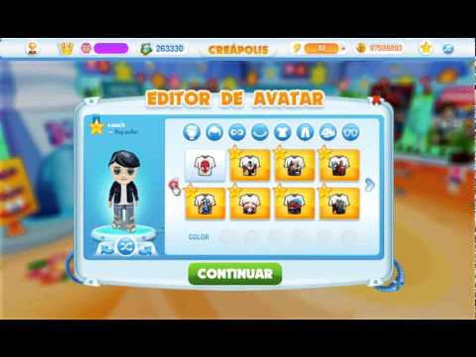 El Coach te enseña a editar tu avatar de Creápolis