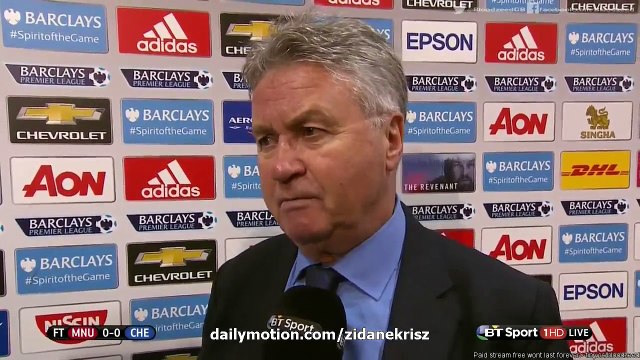Guus Hiddink Post Match Interview - Manchester United 0-0 Chelsea 28.12.2015 HD
