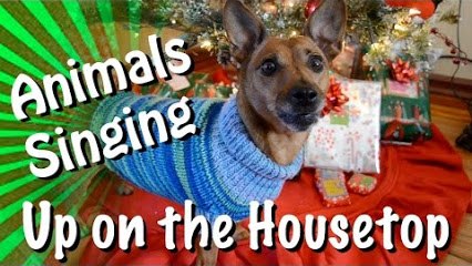 Animals of YouTube sing Up On The Housetop