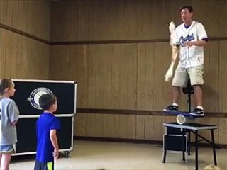 Juggler Gets Hit Where It Hurts