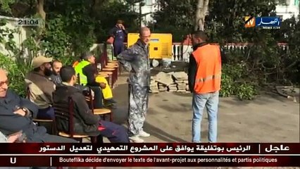 مقر الأفافاس  آخر الروتشات قبيل إستقبال جثمان الراحل  الدا حسين