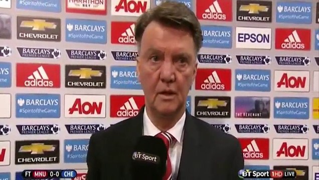 Manchester United 0-0 Chelsea - Louis van Gaal Post Match Interview - 'I Shall Not Resign'