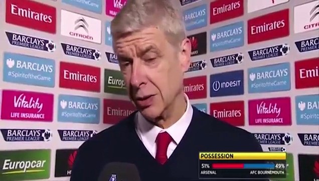 Arsenal 2-0 Bournemouth - Arsene Wenger Post Match interview - Mesut Ozil 'Sensational'