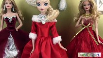 Poupée Barbie Joyeux Noël 2014 Robe de Noël Reine des Neiges Frozen Christmas Dress