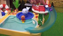 장난감 アンパンマン おもちゃ ウォータースライダー Anpanman Peppa Pig Toy