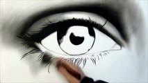 How to Draw a Realistic Eye speed painting (photorealistic)