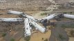 Massive sulphuric acid spill as train derails in Queensland