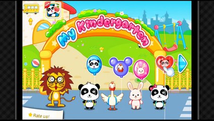 BABY PANDA GAME CUTE BABY BUNNY SWIM POOL BALLS WATER BALLS FEED SLEEP PLAY SLIDES KINDER SCHOOL