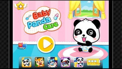 BABY PANDA GAME CUTE BABY CHANGE DIAPER DRINK MILK BOTTLE KIDS GAME TODDLER CUTE BABY NURSERY GAME