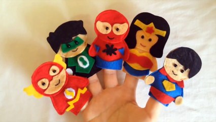 FINGER FAMILY SPIDERMAN _ SPIDERMAN Finger Family Songs _ SUPERMAN FLASH GREEN LANTERN SUPERHEROES