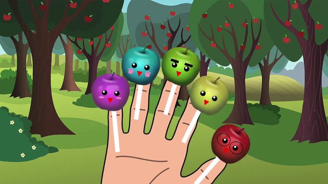 LOLLIPOP FINGER FAMILY APPLE CAKE POP COLOURFUL APPLE ICE CREAM FINGER FAMILY NURSERY RHYMES
