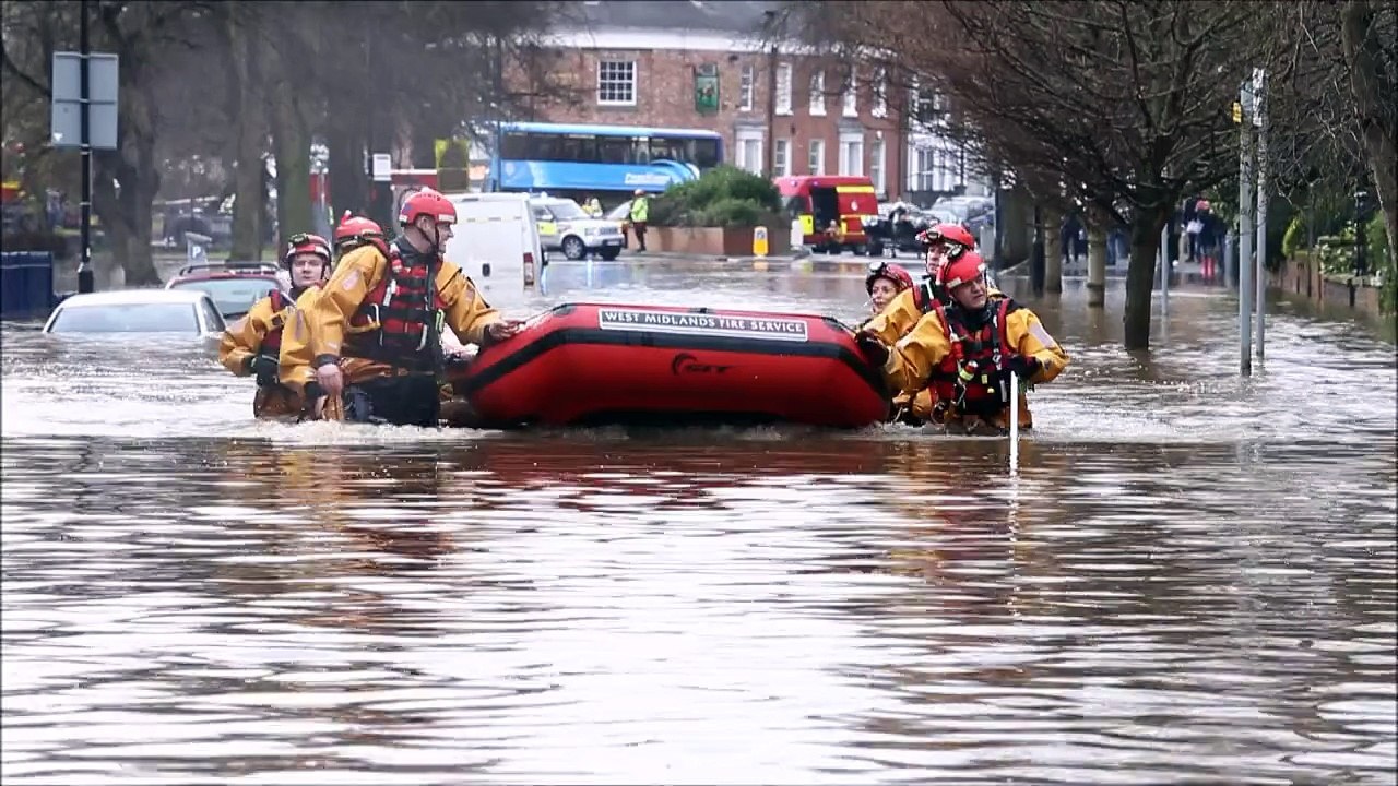 Cidade de York submersa