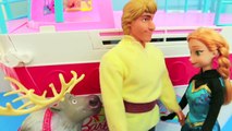 Frozen Anna & Kristoff AllToyColelctor go on a CRUISE Ship Disney Barbie Hans, Elsa, PLAY