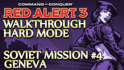 Ⓦ Command and Conquer: Red Alert 3 Walkthrough ▪ Hard - Soviet Mission 4 ▪ Geneva [1080p]