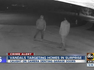Vandals targeting homes in Surprise