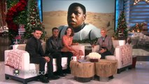 Cast of Star Wars The Force Awakens - Ellen interview