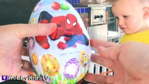 HobbyBaby Plays Drums! Vtech KiDiBeats Learning Blind box SURPRISE Egg Spiderman Batman Ho