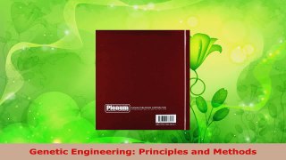 Read  Genetic Engineering Principles and Methods Ebook Free
