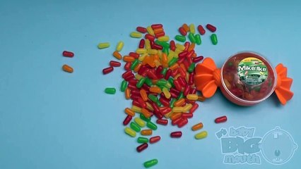 New Learn Colours with Surprise Eggs and a Mike and Ike Rainbow! Lesson 2