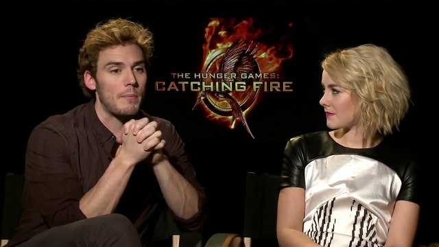 The Hunger Games: Catching Fire Interview - Sam Claflin & Jena Malone (2013) HD