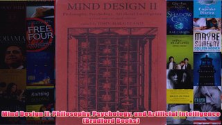 Mind Design II Philosophy Psychology and Artificial Intelligence Bradford Books