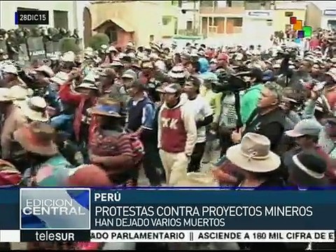 Comunidades peruanas resisten para evitar ingreso de transnacionales