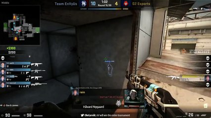 CSGO - Rain insane 1v5 against Envyus