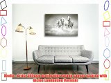 Canvas Culture - Running Horses Landscape Canvas Art Print Box Framed Picture 12 Original 120