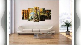 Canvas Picture - 5 Piece - Total size: Width 63(160cm) Height 335(85cm) wall art print - Completely