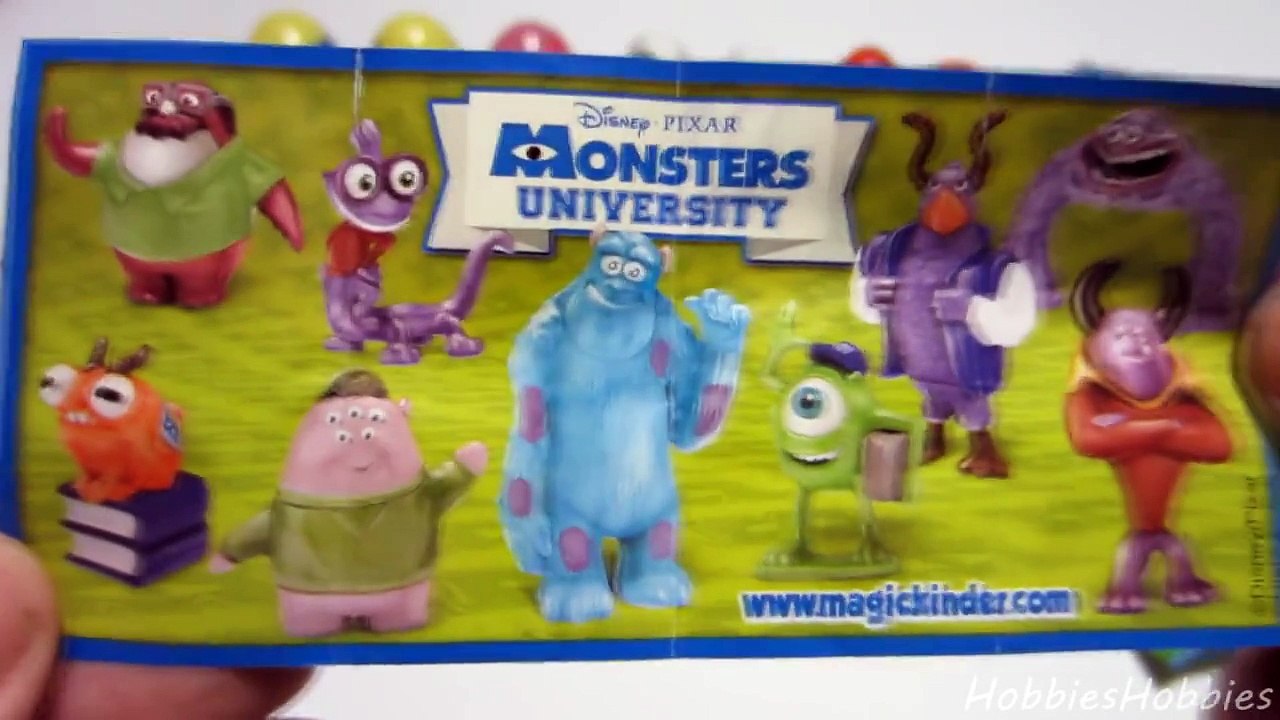 20 Surprise Eggs Kinder Surprise Disney SpongeBob Peppa Pig Toy Story Disney Pixar Cars Un