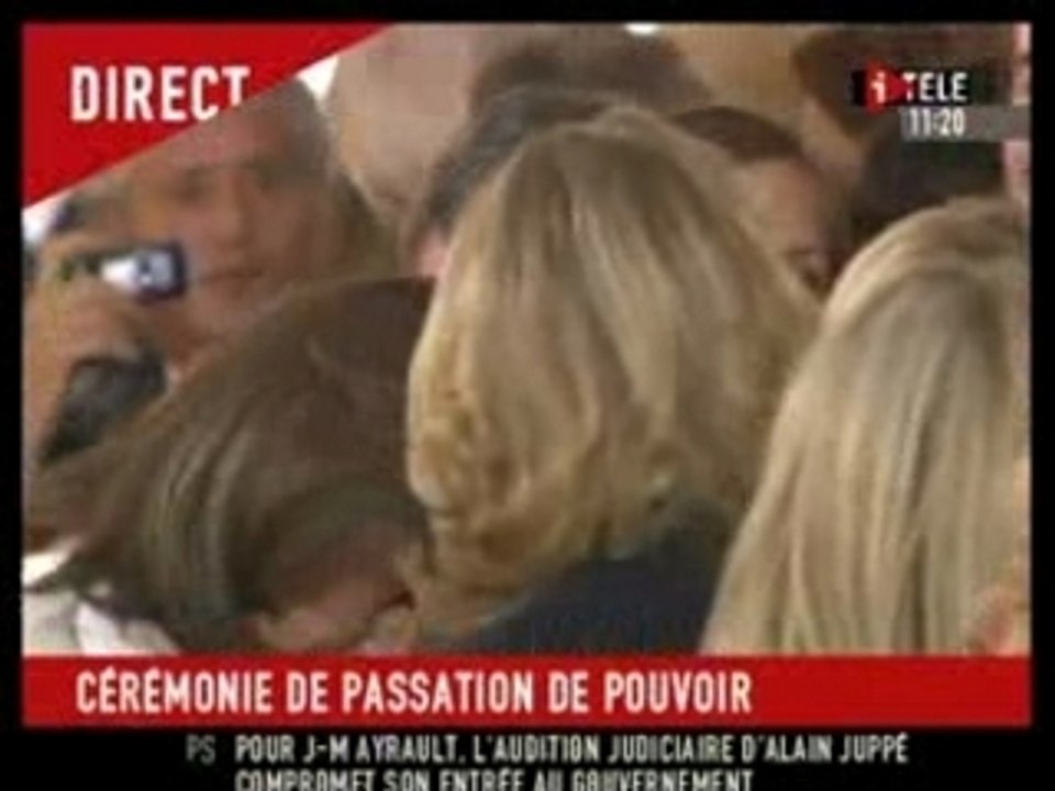 1-Passation des pouvoirs Chirac à Sarkozy