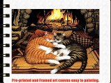 DIY Painting High Quality Hand-painted Oil Painting by number kit-Charles Wysocki Orange Cat
