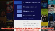 Comprehensive Textbook of Geriatric Psychiatry Third Edition Norton Professional Books