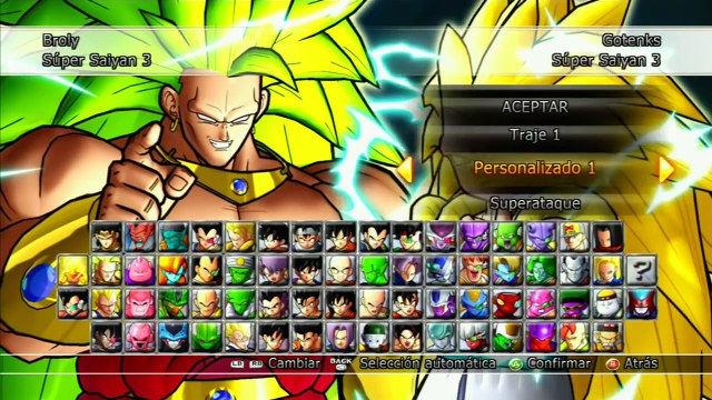 Dragon Ball Raging Blast 2 : BROLY SUPER SAIYAJIN 3 VS 5 GUERREROS Z - EPICAMENTE EPICO ! !