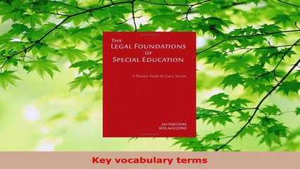 Download  The Legal Foundations of Special Education A Practical Guide for Every Teacher PDF Free