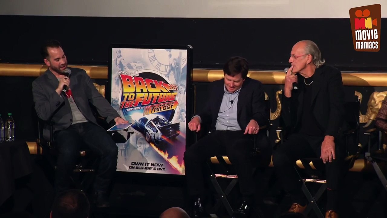 Back to the Future | cast at the 30th anniversary panel Michael J. Fox