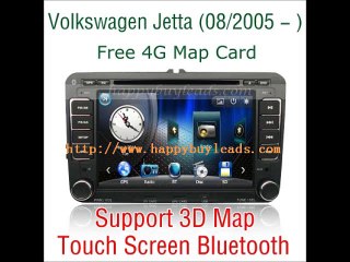 Volkswagen Jetta Car Audio System DVD GPS Navigation Bluetooth