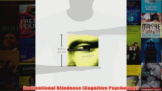 Inattentional Blindness Cognitive Psychology