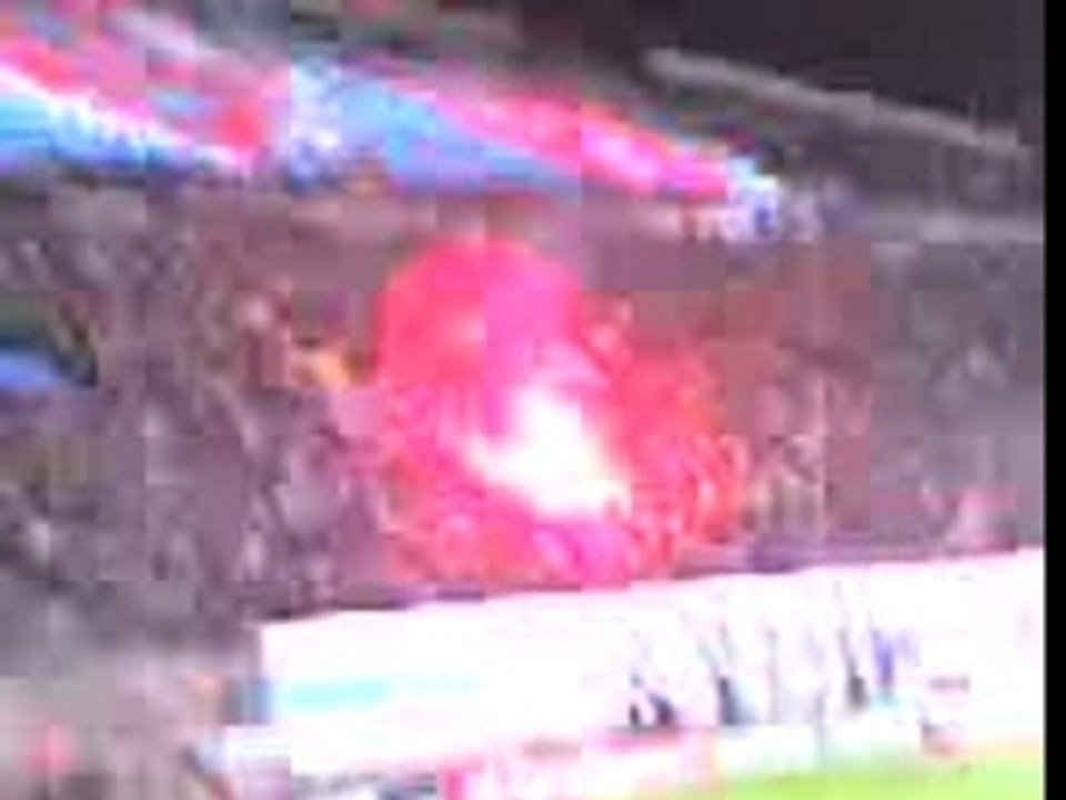 entrée des joueurs de l'om