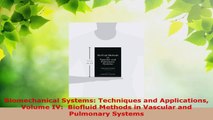 Download  Biomechanical Systems Techniques and Applications Volume IV  Biofluid Methods in PDF Free