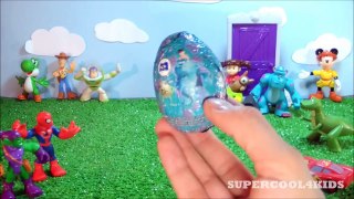 Monsters Inc. Boo Kinder Surprise Chocolate Egg! Cars 2 McQueen, Toy Story & Mario Bros (1)